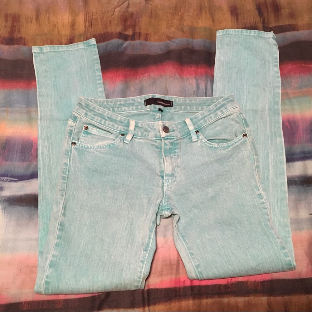 Teal Jeans